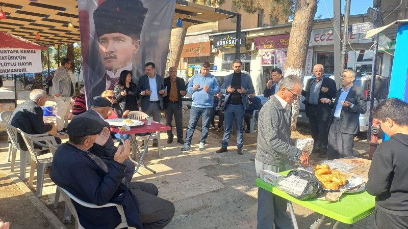 Atatürk'ün Vefatının Yıldönümünde CHP Köşk Meclis Üyeleri Anma Programı Düzenledi.