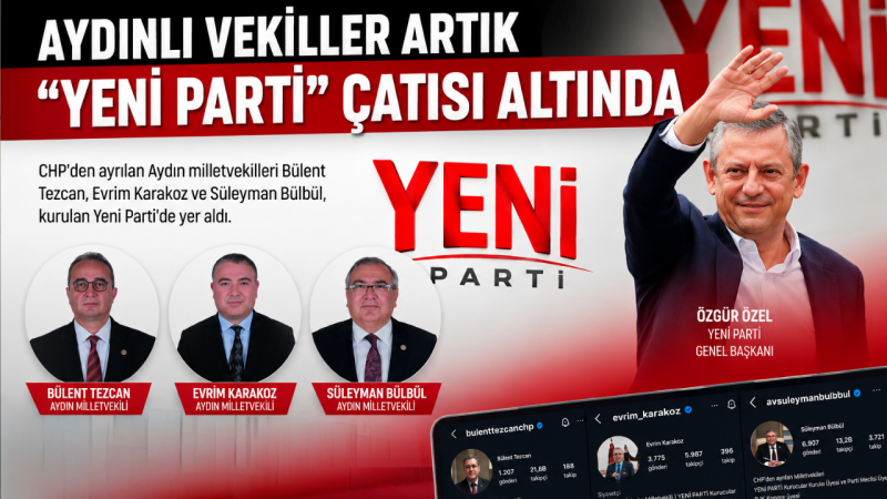 Aydınlı Vekiller Artık Yeni Parti Çatısı Altında