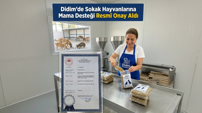 Didim’de Sokak Hayvanlarına Mama Desteği Resmî Onay Aldı  